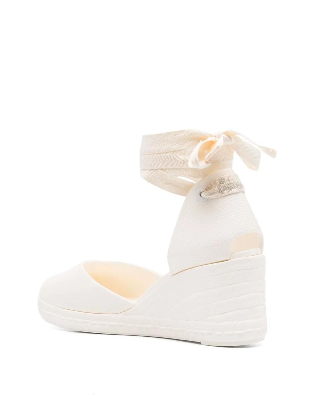 Castaner White Careen Espadrilles