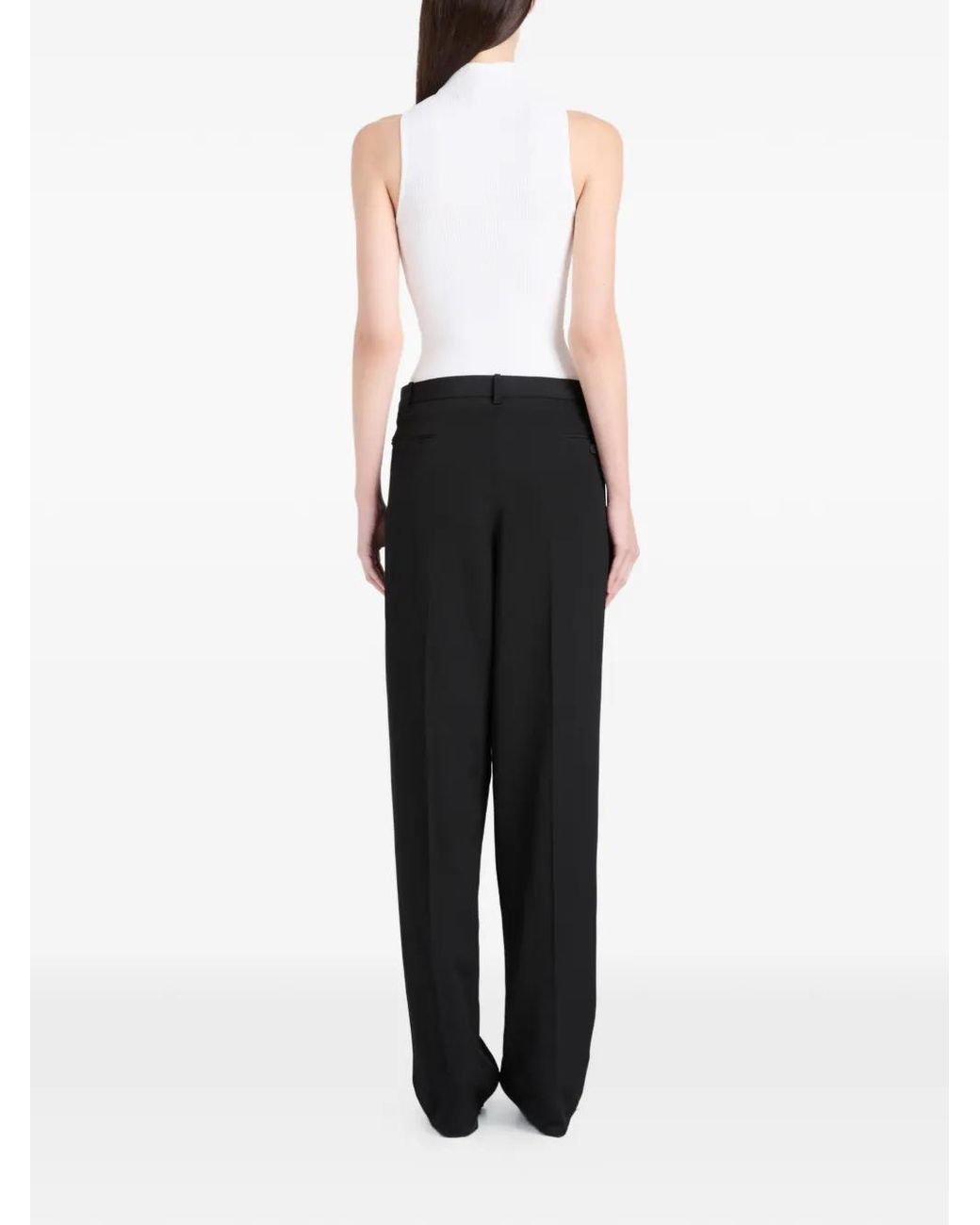 Proenza Schouler Black Clementina Pleated Trousers