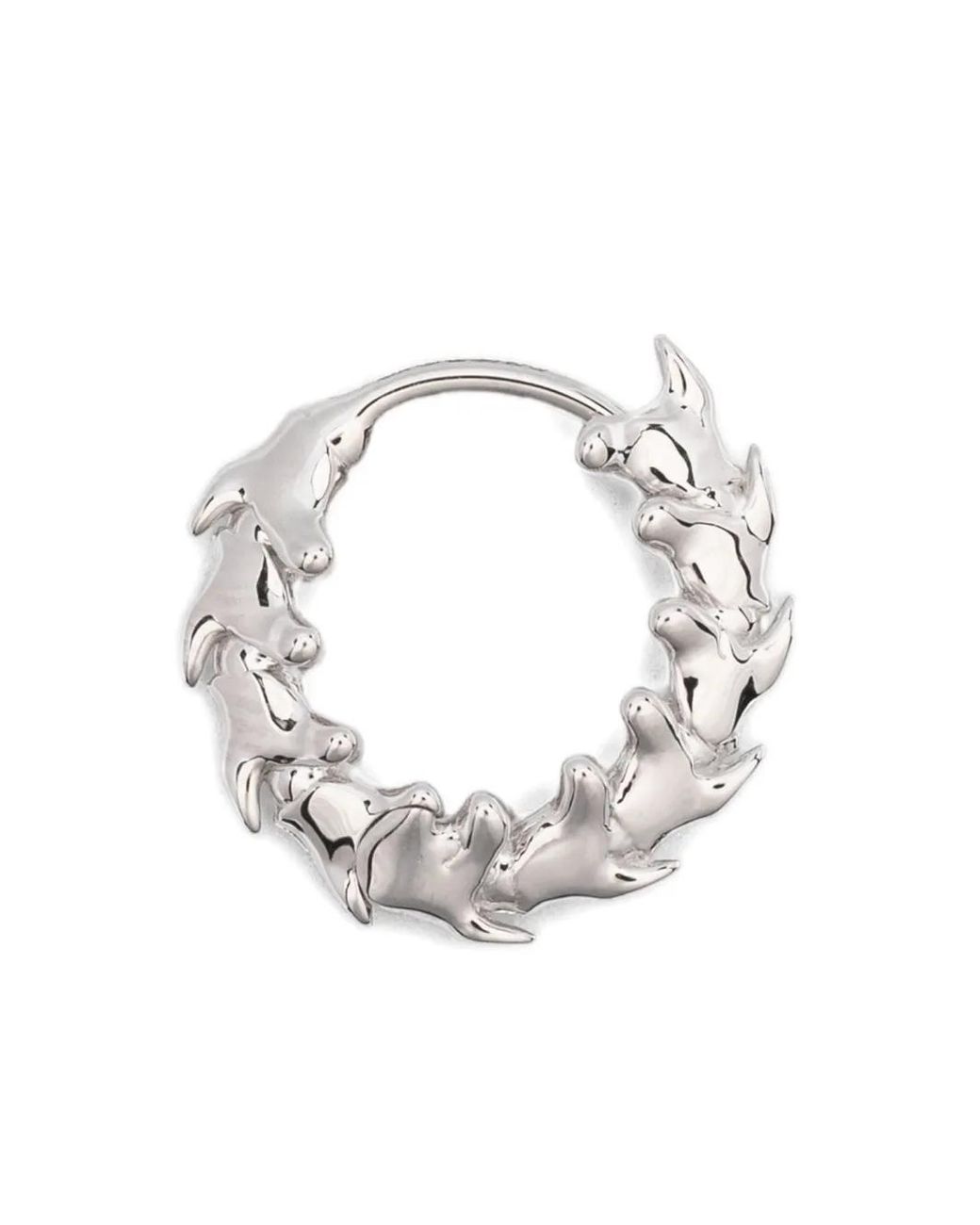 Shaun Leane Metallic Serpent's Trace Mini Hoop Single Earring
