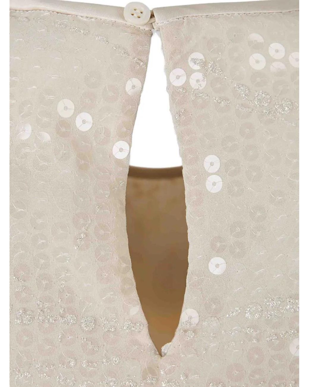Peserico White Sequin-Embellished Sleeveless Top