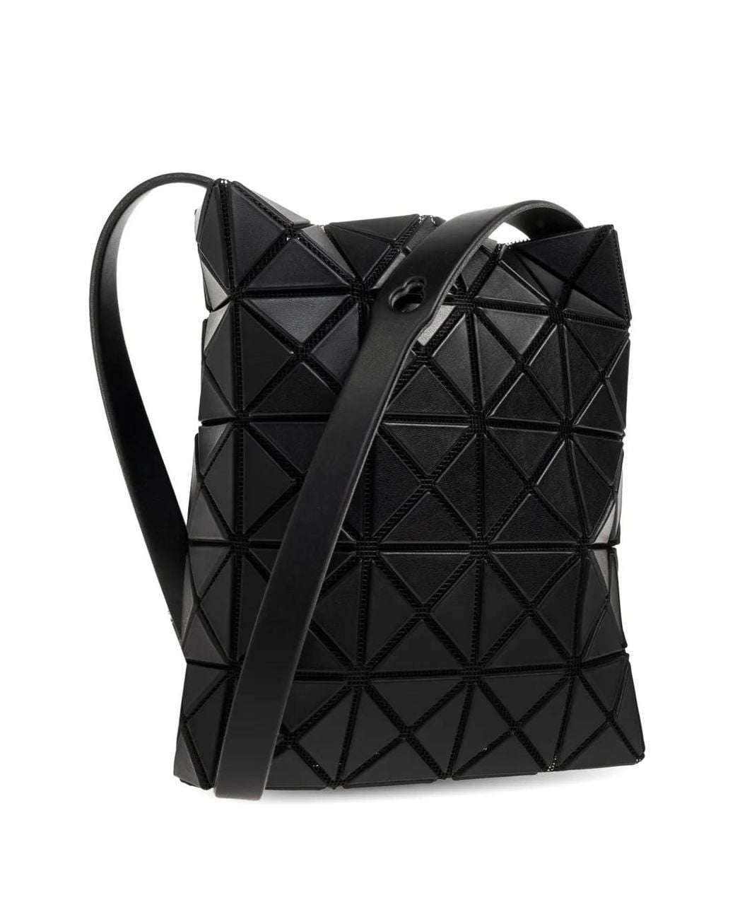 Issey Miyake Black Prism Matte Shoulder Bag