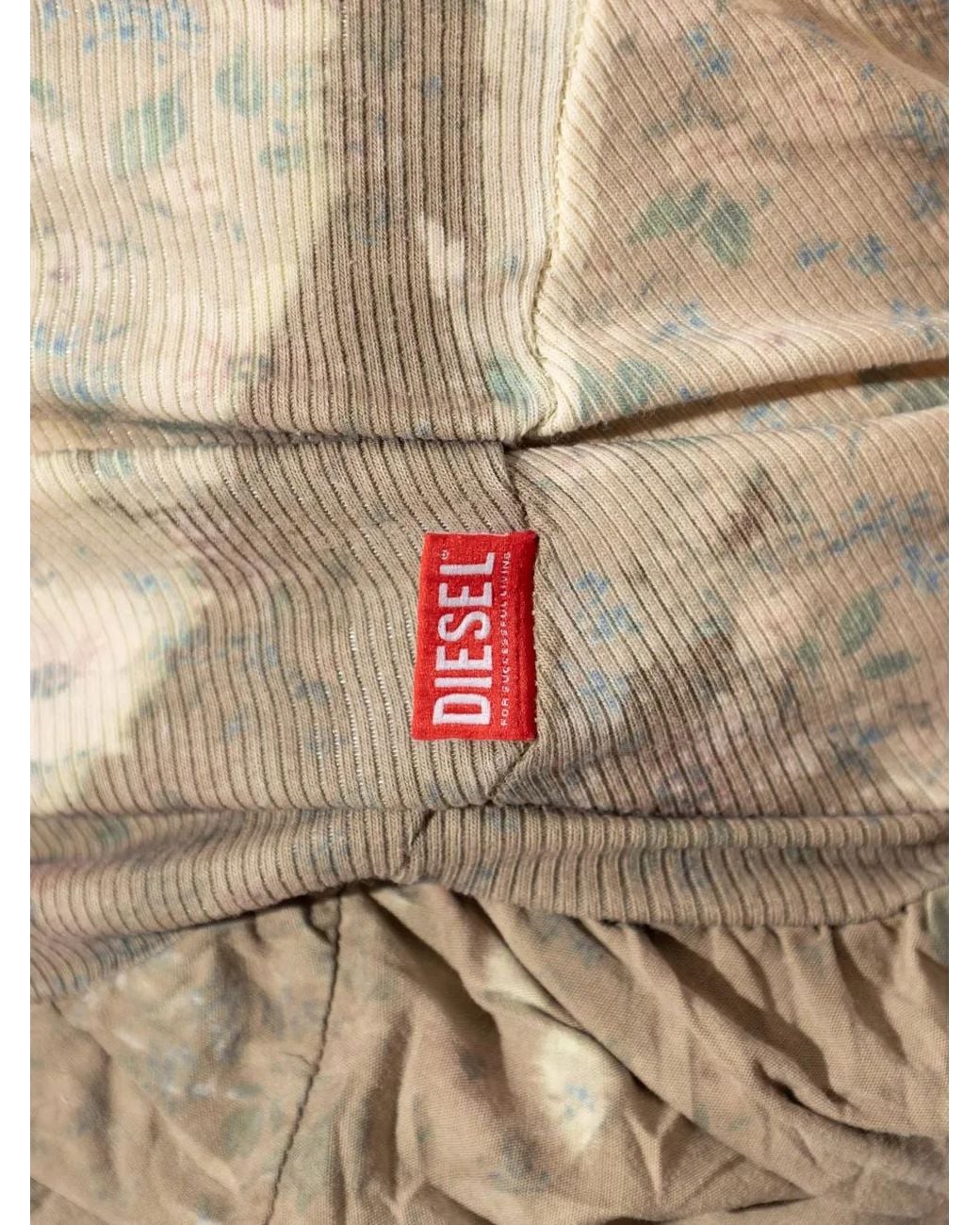 DIESEL Natural Floral-Print Ruffled Top