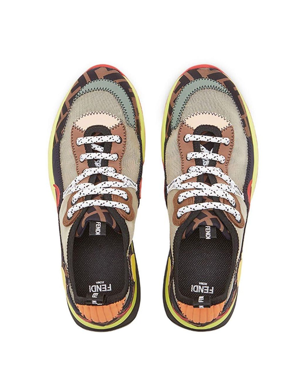 fendi technical mesh sneakers