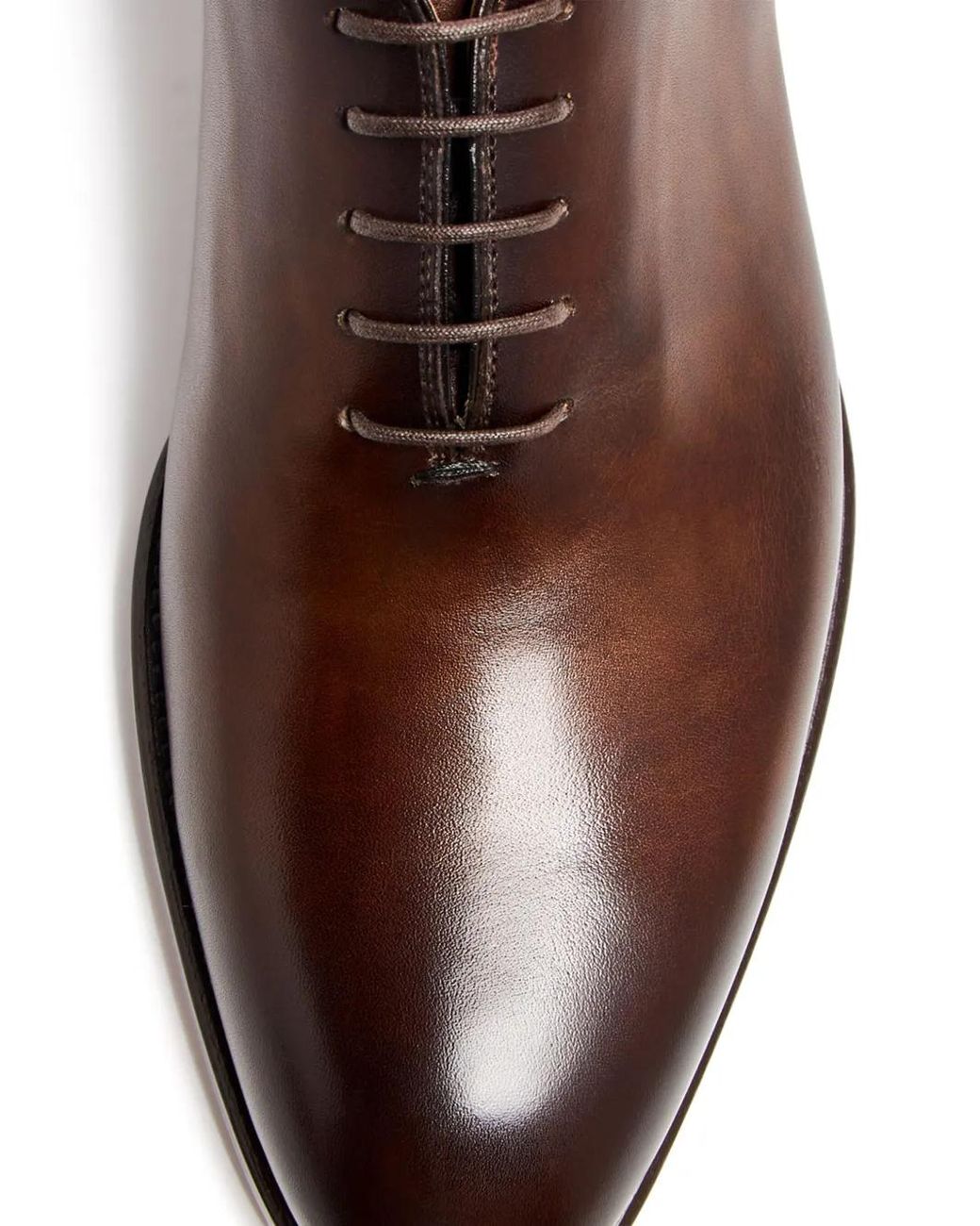 Magnanni Shoes Brown Leather Oxford Shoes for men