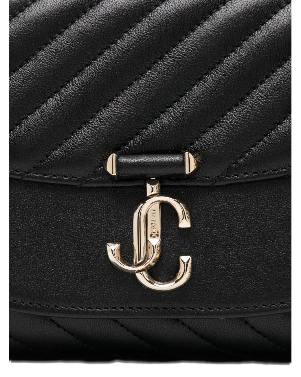 Jimmy Choo Black Curve Crossbody Bag