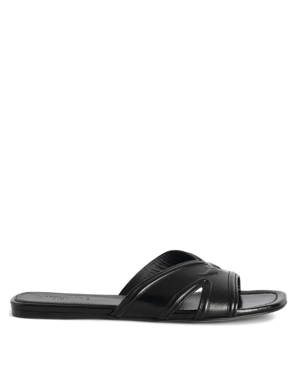 Zadig & Voltaire Black Azora Mules