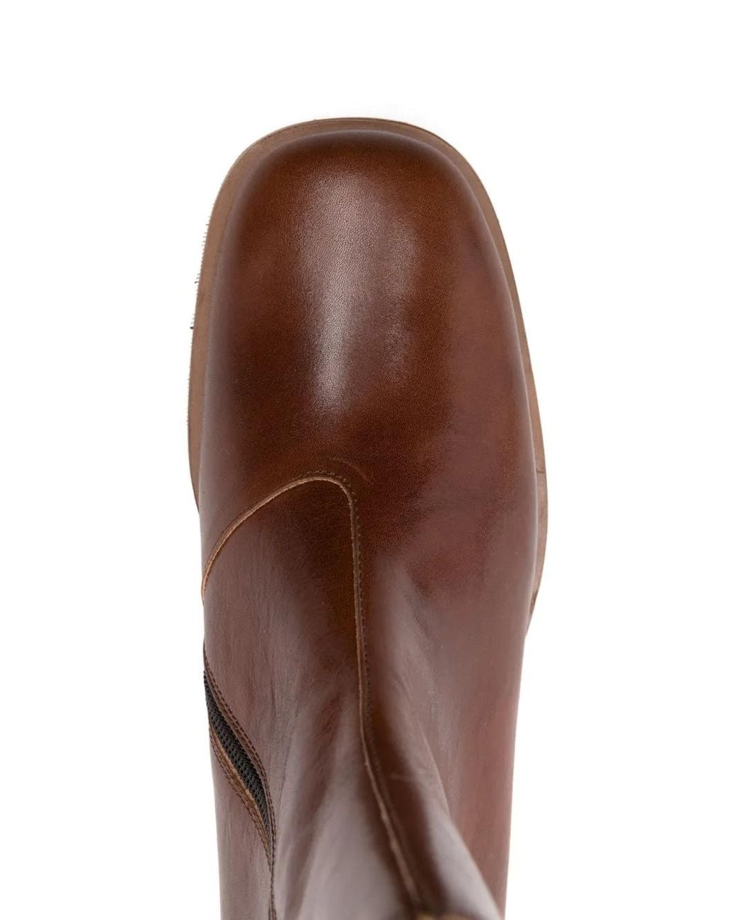 Our Legacy Brown Camion Leather Ankle Boots