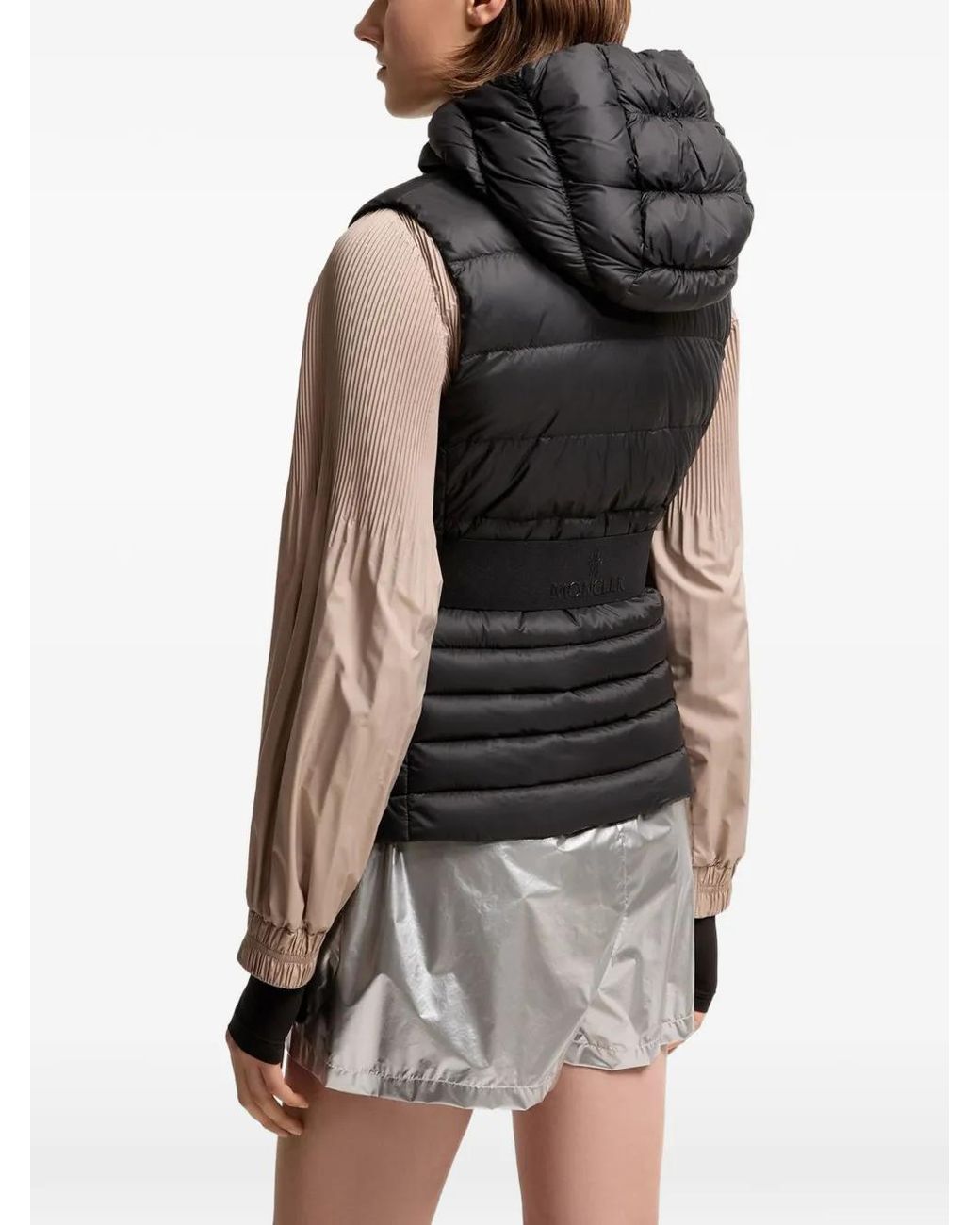 Moncler Black Waistcoats