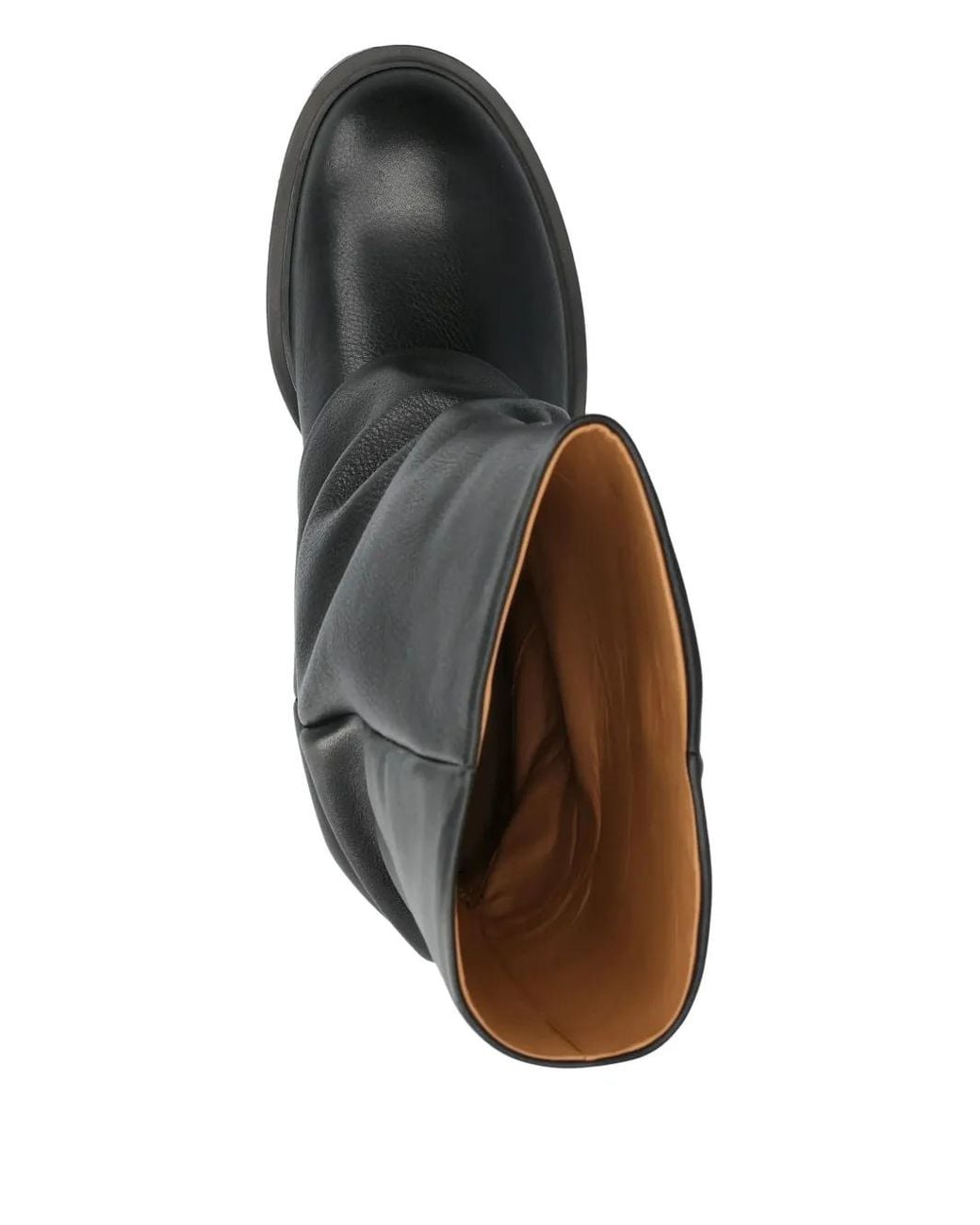 COPENHAGEN Black Gathered Boots