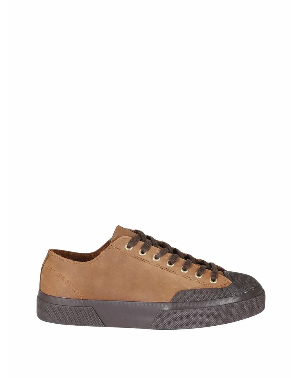 Superga Brown Artifact Works Leather Sneakers