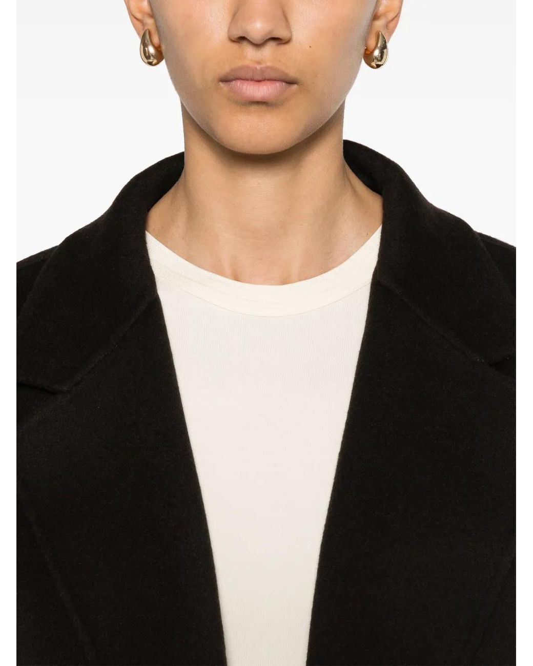Totême Black Patch-Pocket Jacket