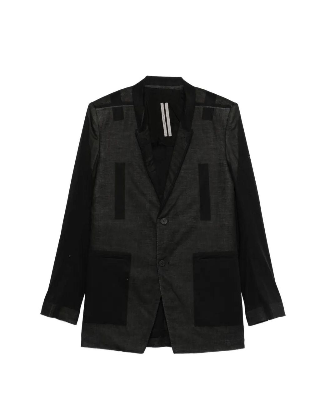 Rick Owens Black Concordian Blazer for men
