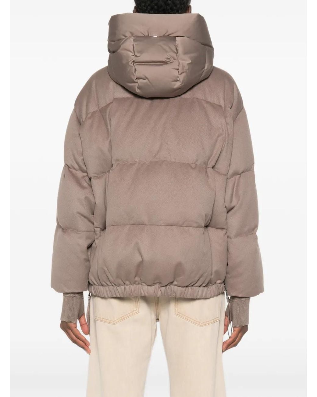 DUNO Natural Quilted Hooded Jacket