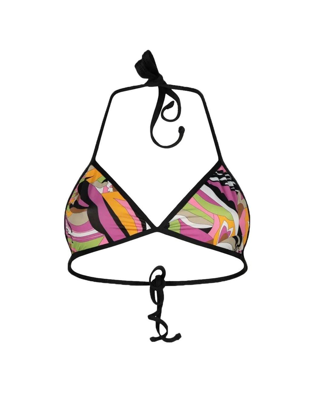 Paramidonna White Lilia Tie-Fastening Bikini Top
