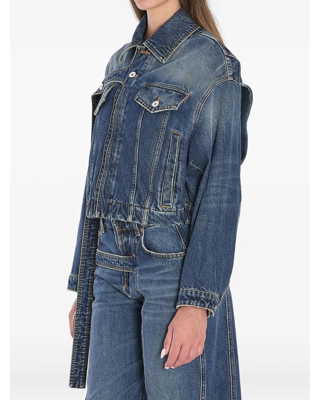 Jean Paul Gaultier Blue Strap Jacket