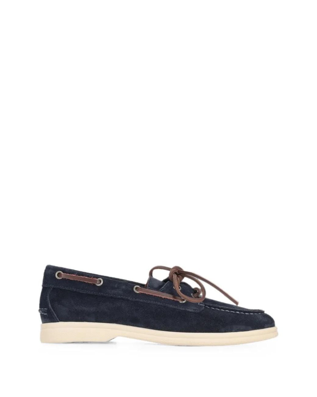 Bekk Blue Lace-Up Boat Shoes