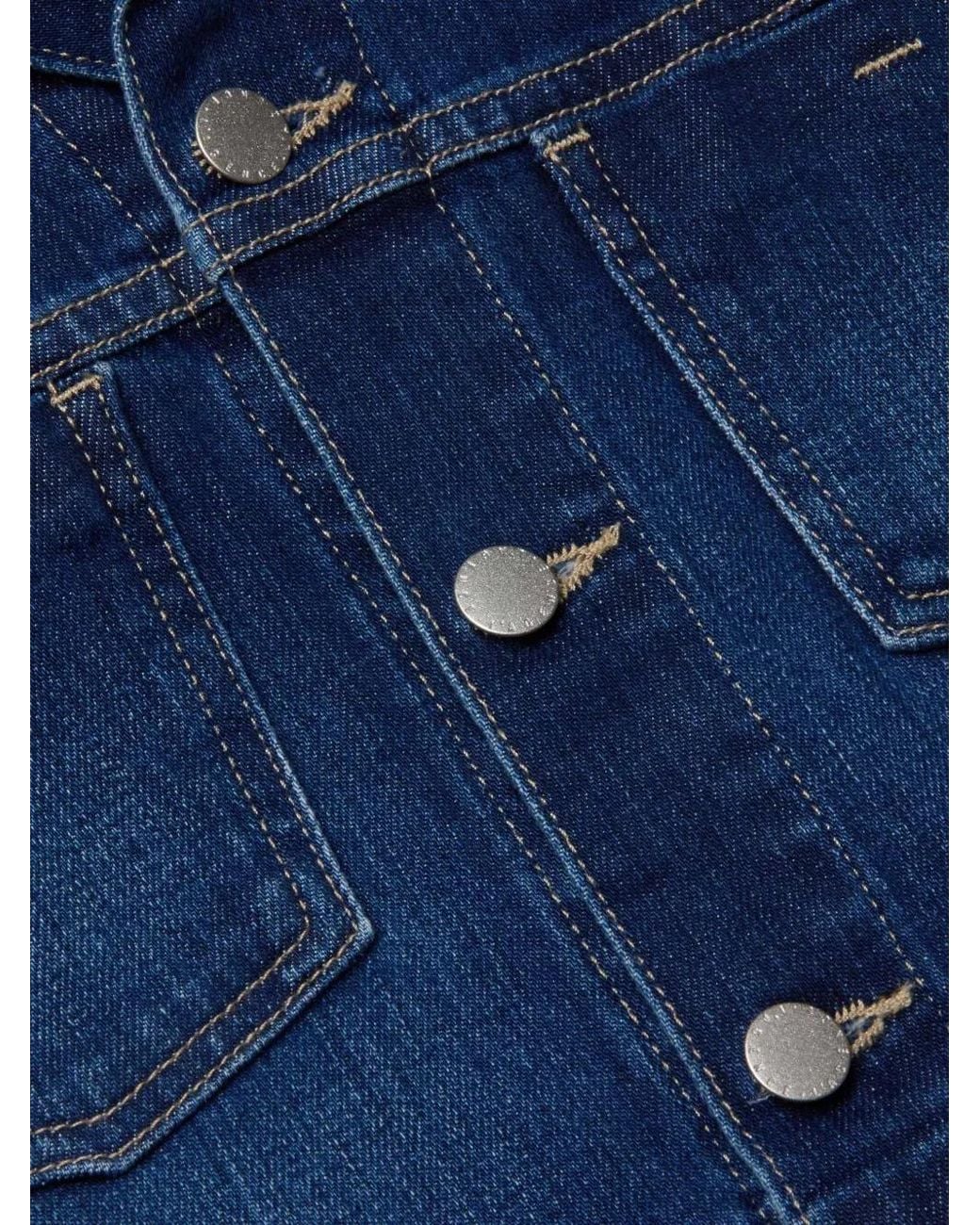 L'Agence Blue Slim Denim Jacket
