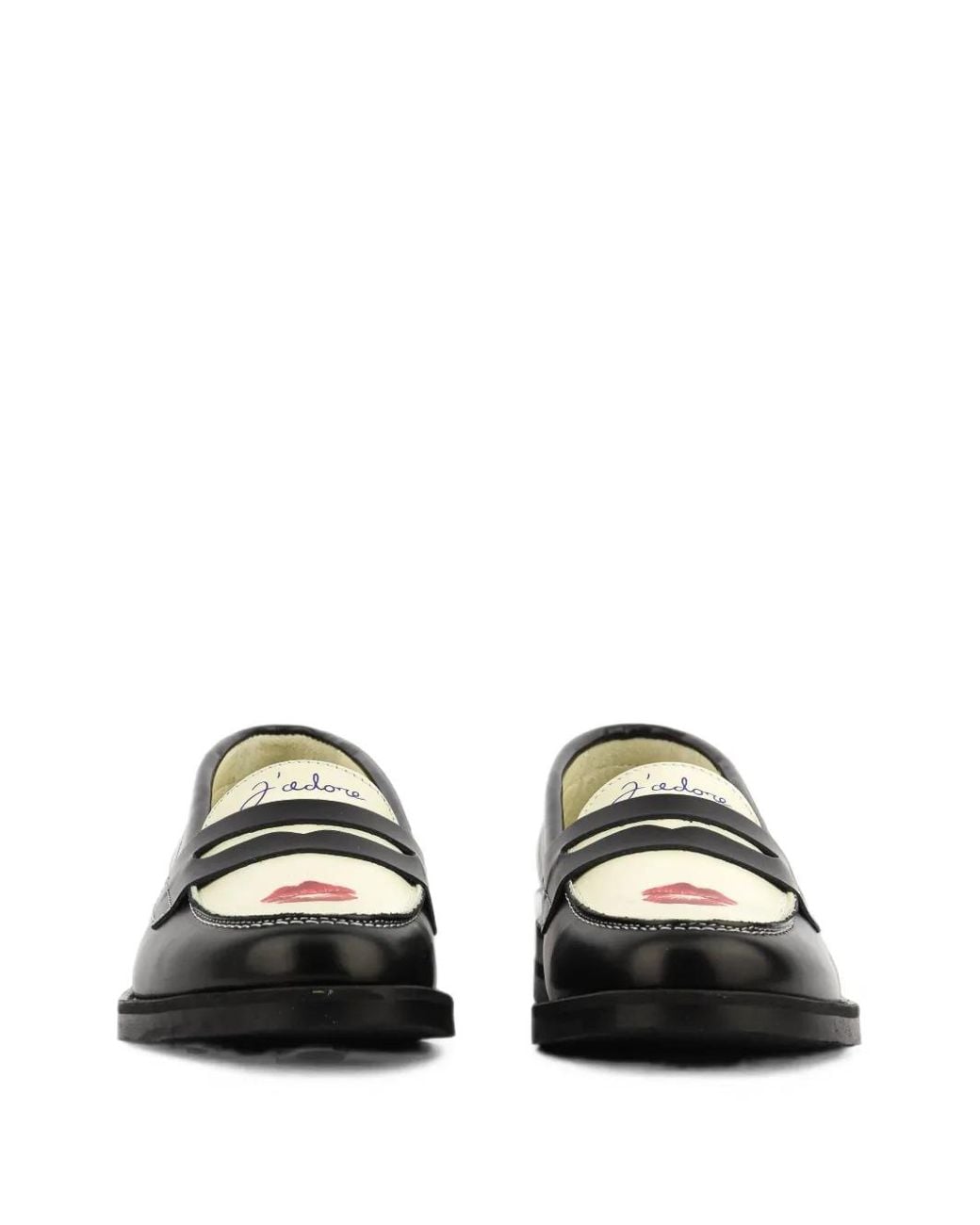 Duke & Dexter Black Wild Kiss Loafers
