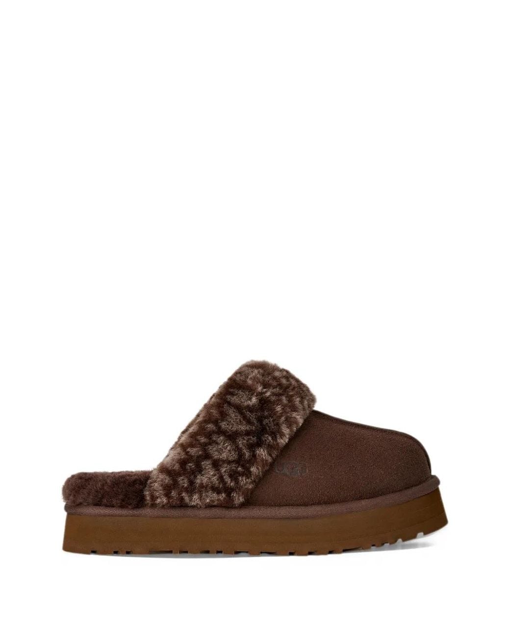 Ugg Brown Disquette Printed Slippers
