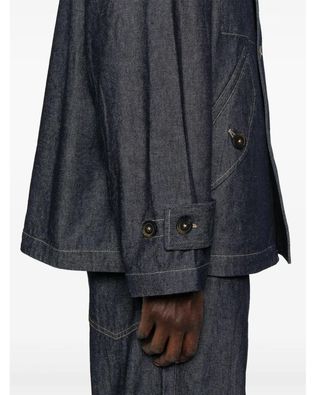 Forme D'expression Gray Denim Blazer for men