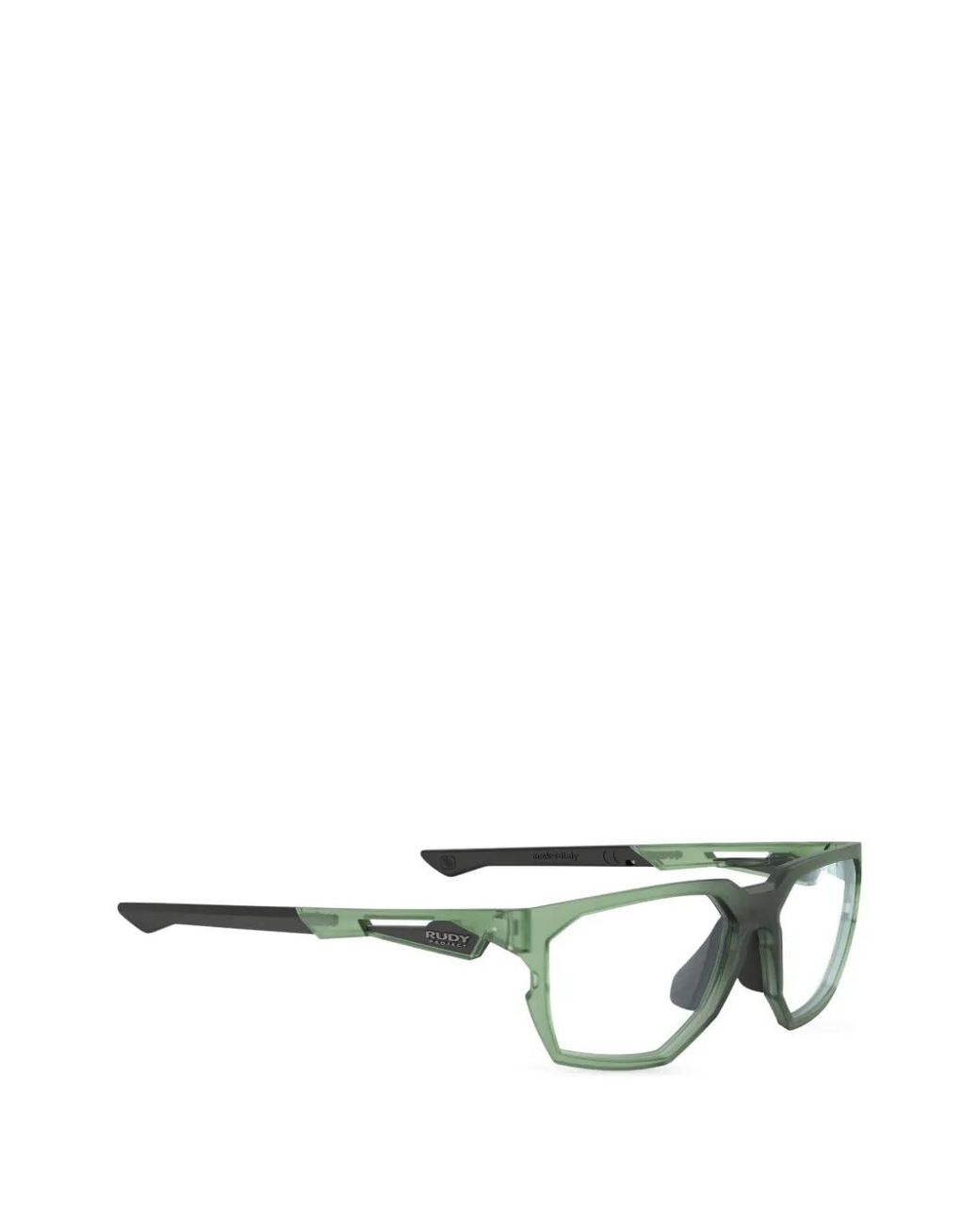 Rudy Project Green No Code Brille Mit Eckigem Gestell