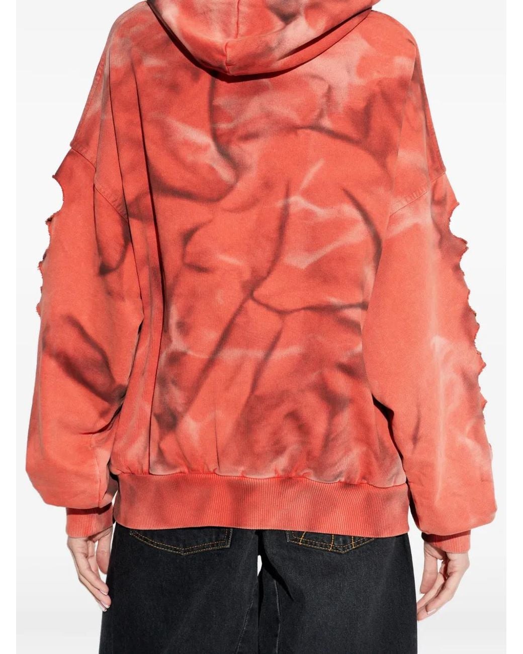 AVAVAV Red Laser Cut Logo Hoodie