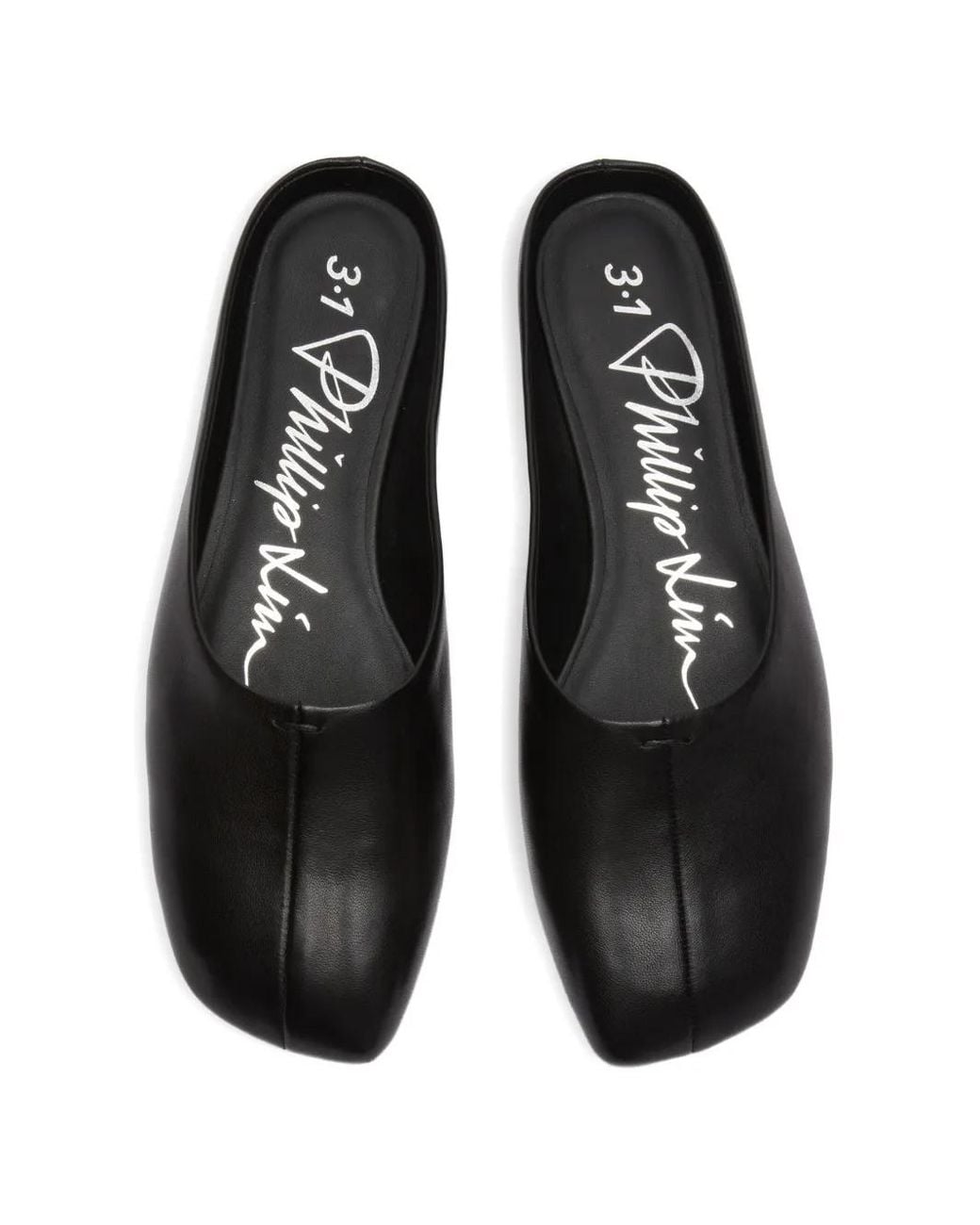 3.1 Phillip Lim White Id Flat Mules