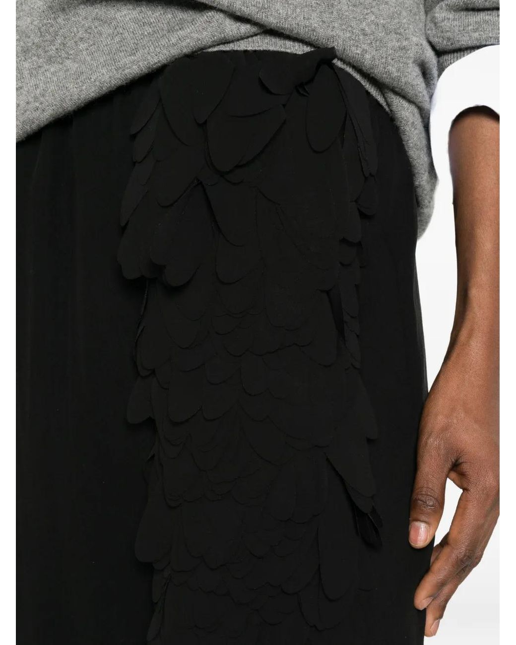 N°21 Black Jupe Courte À Ornements