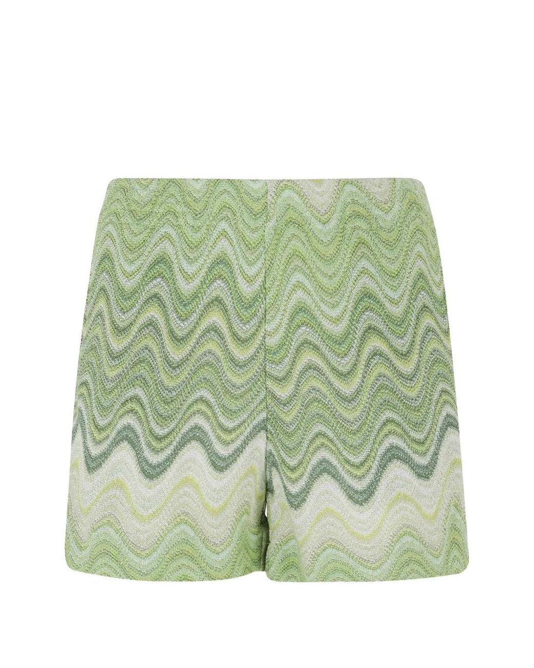 Mc2 Saint Barth Green Knitted Shorts