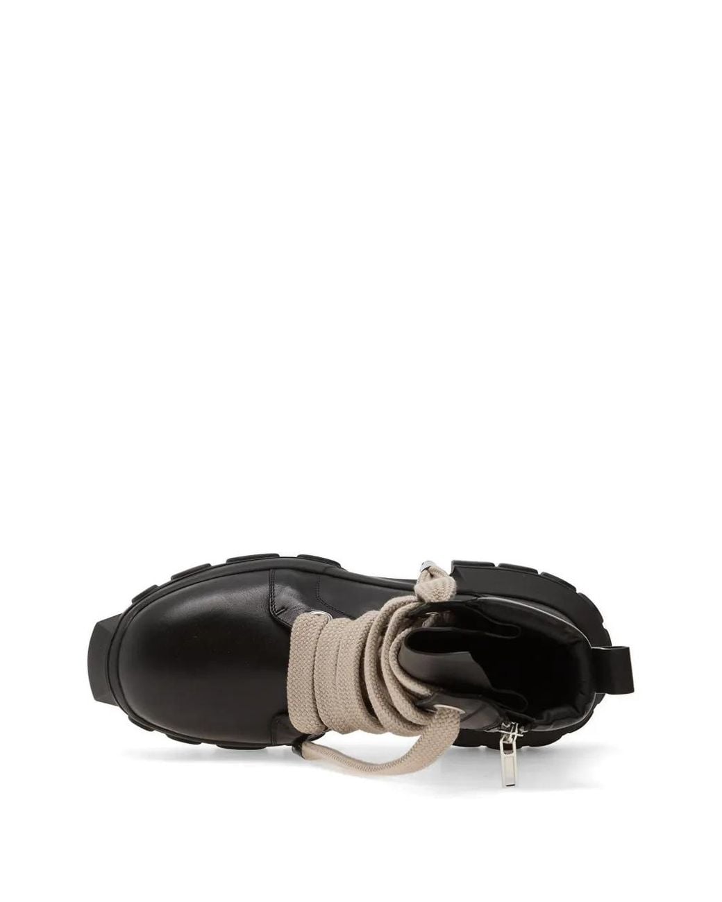 Rick Owens Black Templejjumbolace Army Bozo Tractor Boots