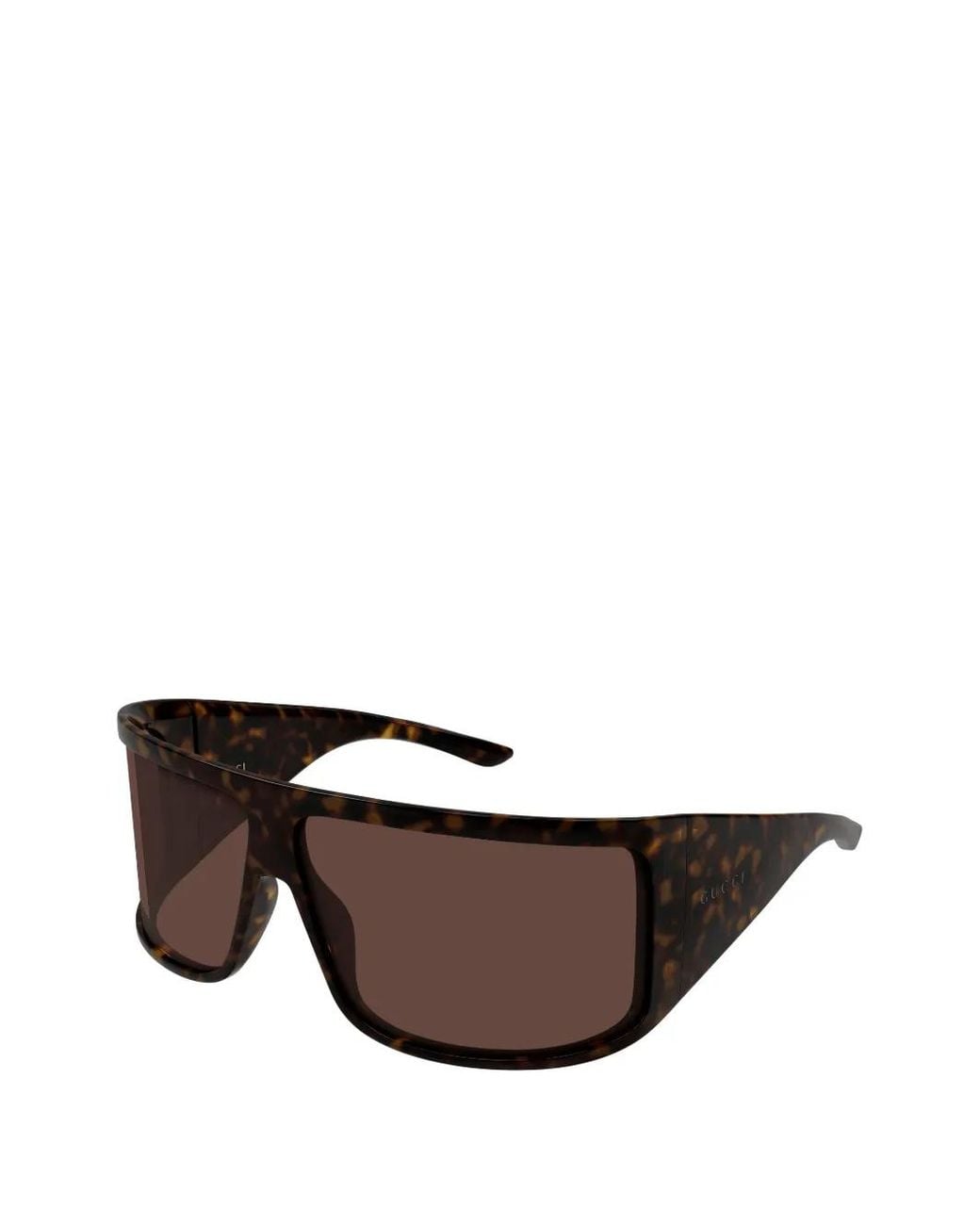 Gucci Brown Tortoiseshell-Effect Square-Frame Sunglasses for men