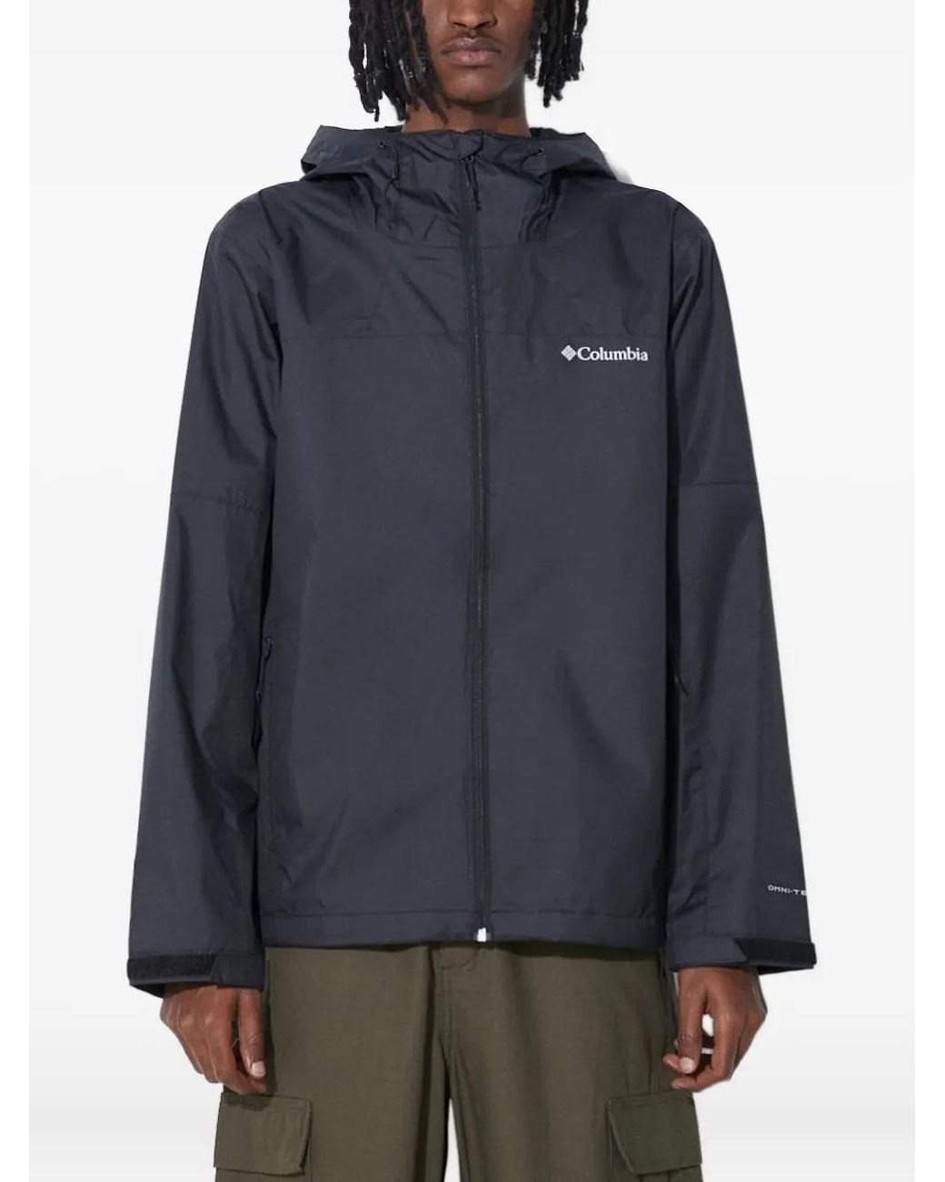 Chaqueta Con Capucha Columbia de hombre de color Blue