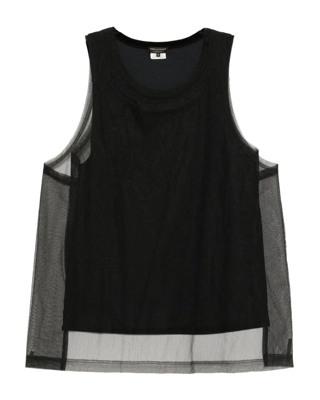 Comme des Garçons Black Double-Layer Vest for men