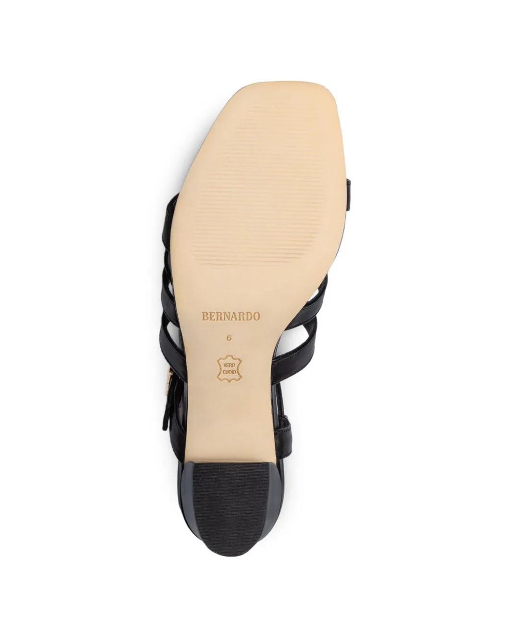 Bernardo White Novi Strappy Buckle Sandals