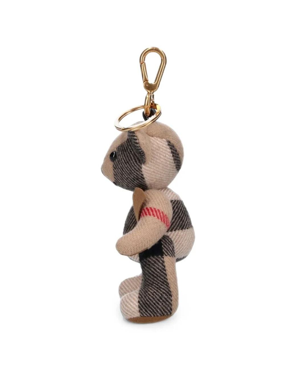 Burberry White Thomas Bear Anhänger