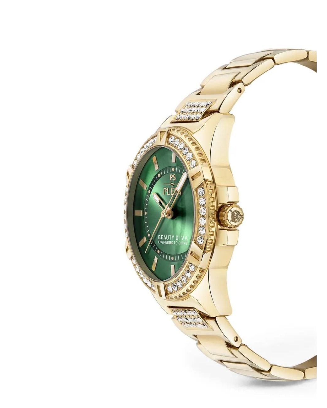 Philipp Plein Metallic Beauty Diva Crystal-Embellished 38Mm Watch