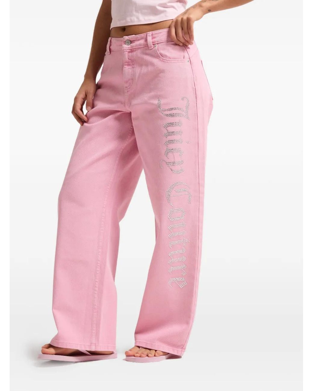 Juicy Couture Pink Diamanté Jeans