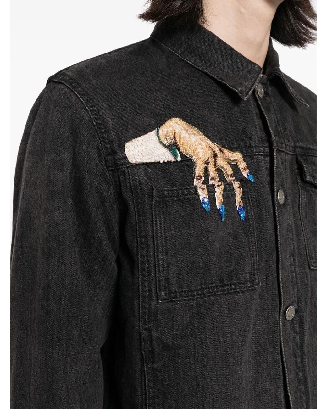 Veste À Détail De Patch Undercover pour homme en coloris Black