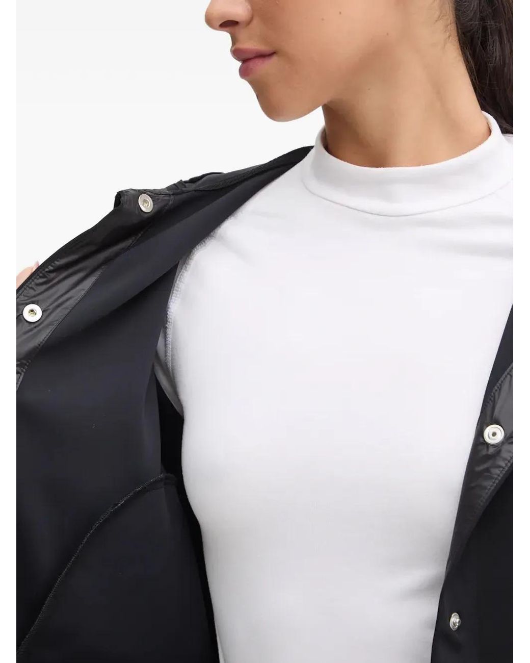 Sportalm Black Hooded Panelled Jacket