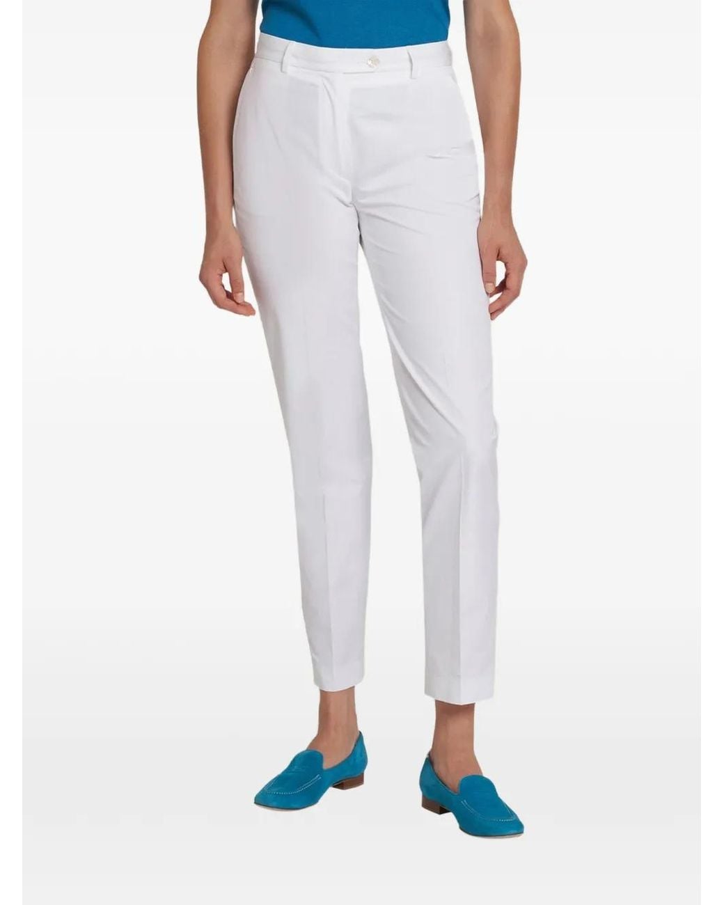 Pantalones Pitillo Kiton de color White