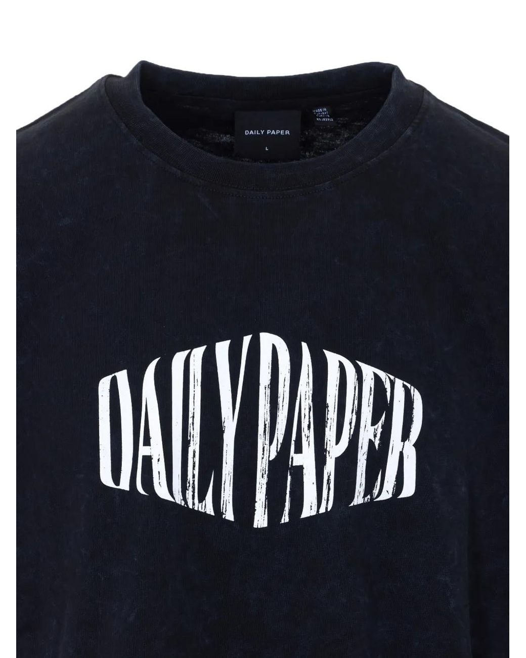 Daily Paper Blue Logo-Print T-Shirt for men