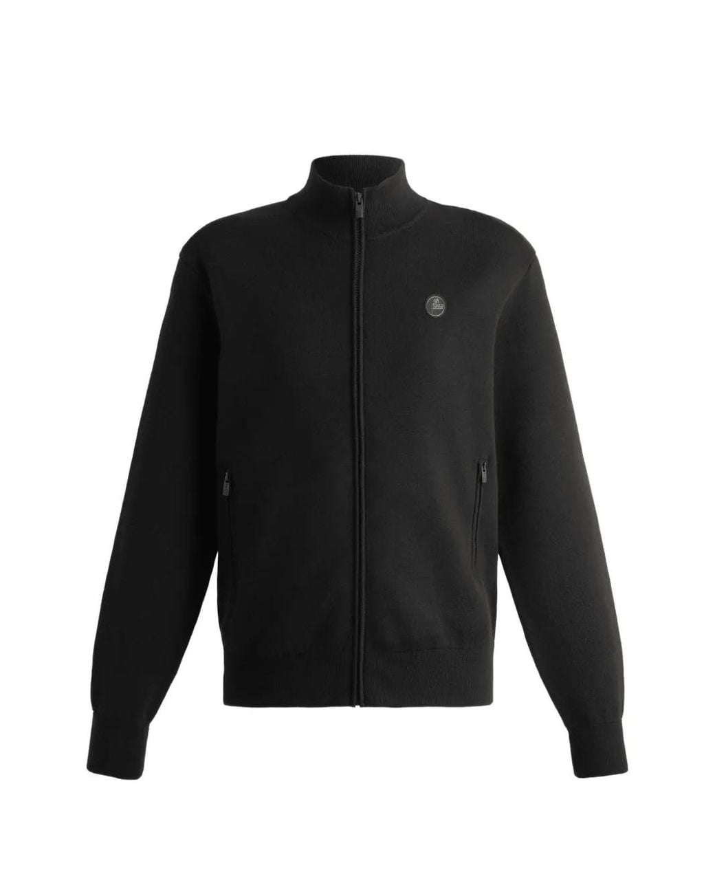 Fusalp Black Zip-Up Logo-Patch Jacket for men