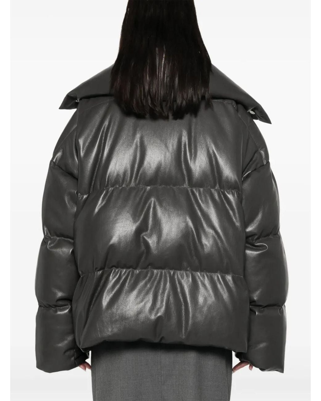 Nanushka Black Re:Down Puffer Jacket