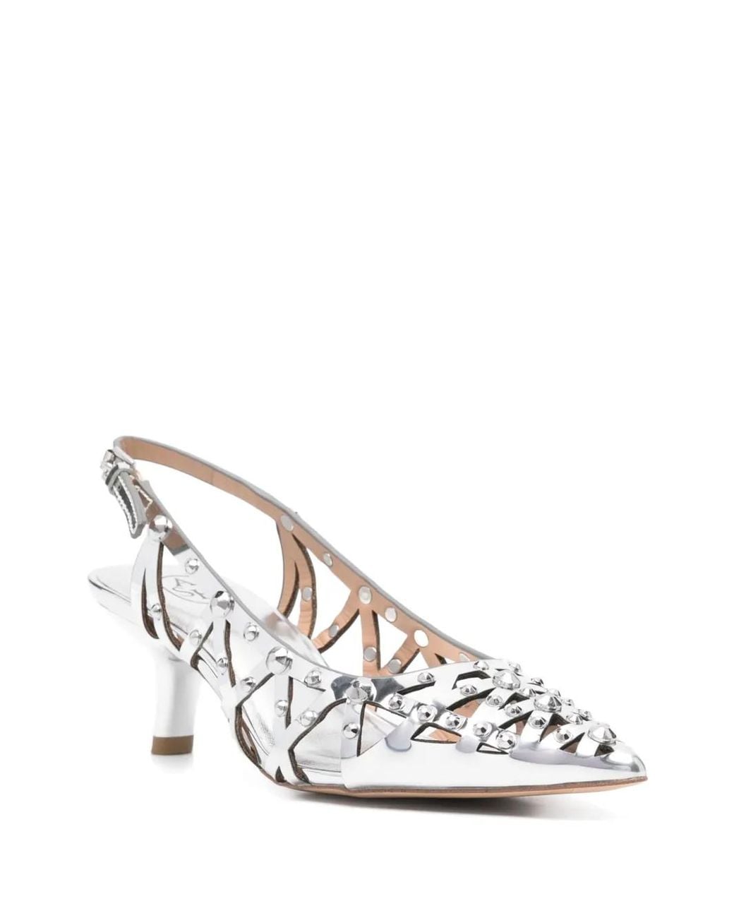 Ash White Bizarre Slingback