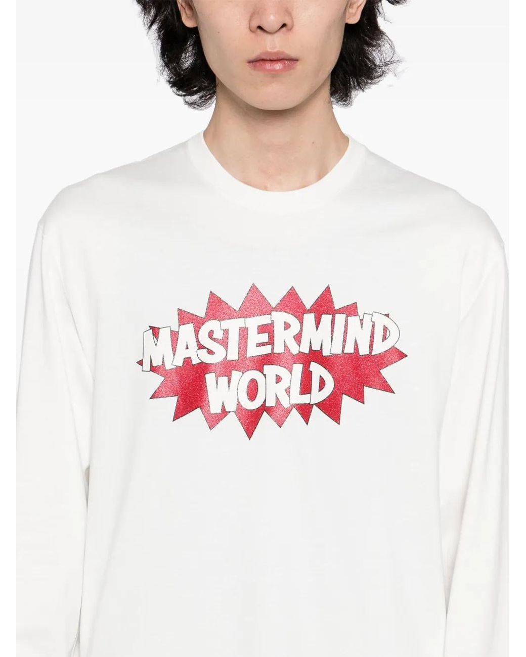 MASTERMIND WORLD T-Shirt mit Logo-Print in White für Herren