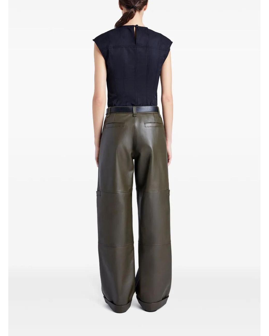 Proenza Schouler Gray Mason Trousers