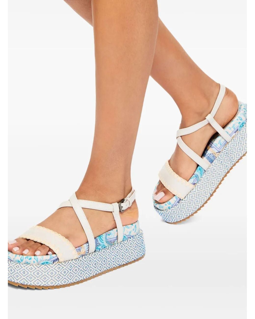 Kurt Geiger Blue Chelsea Sandals