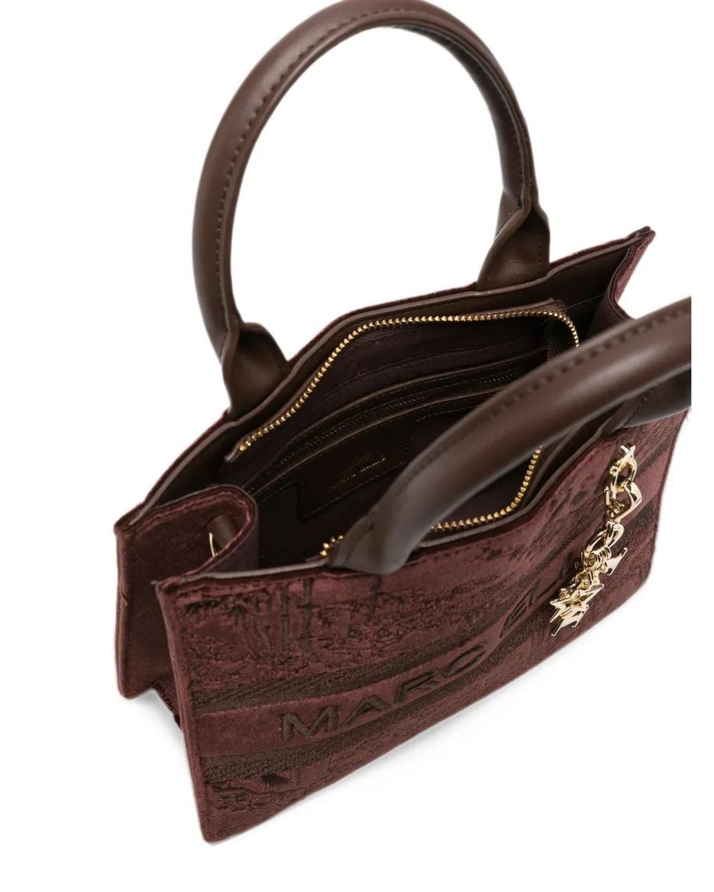 Marc Ellis Brown Sophy Logo-Embroidered Tote Bag