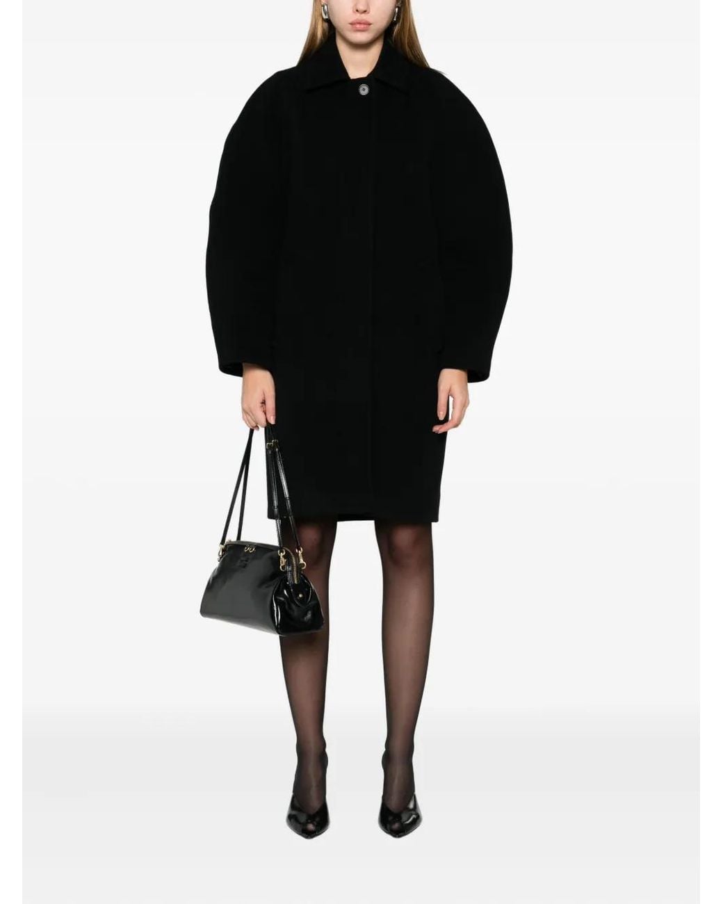 Filippa K Black Single-Breasted Coat