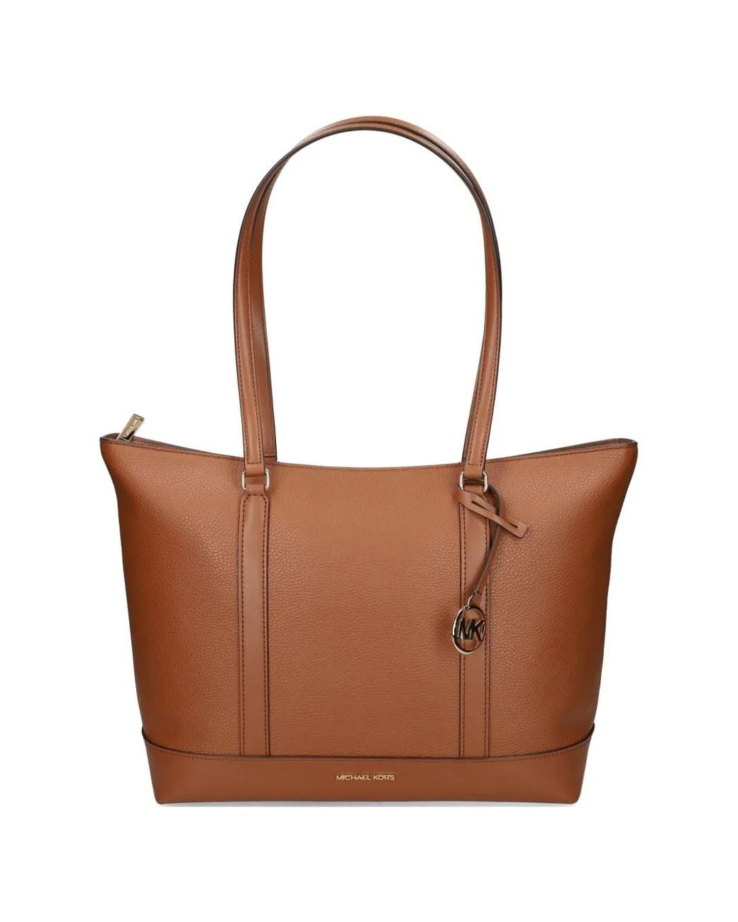 MICHAEL Michael Kors White Logo-Charm Tote Bag